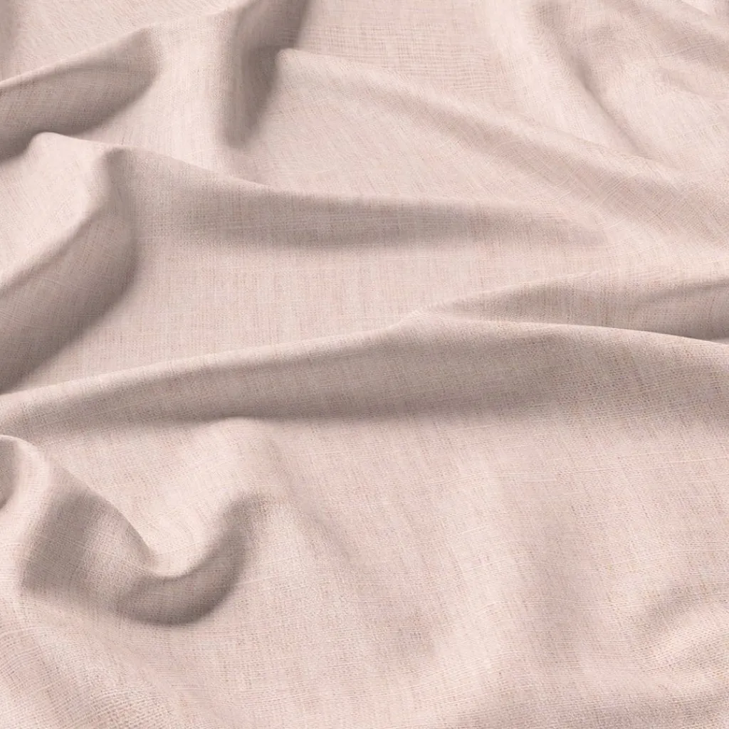 Nordisk Textil Gardintyger Enfärgade|Linnetyger|Verone Linne Beigerosa – Stentvättat 100 % Lin