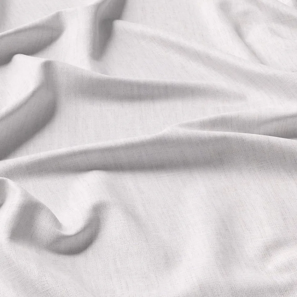 Nordisk Textil Gardintyger Enfärgade|Linnetyger|Verone Linne Ljusgrå – Stentvättat 100 % Lin
