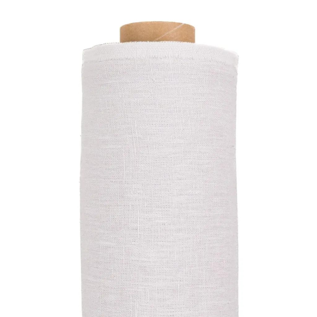 Nordisk Textil Gardintyger Enfärgade|Linnetyger|Verone Linne Ljusgrå – Stentvättat 100 % Lin