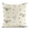 Arvidssons textil Mönstrade Kuddfodral|Villa Villekulla beige kuddfodral