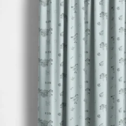 Barn Arvidssons textil Gardintyger Mönstrade|Barnmönster|Villa Villekulla grön tyg