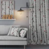 Arvidssons textil Gardintyger Mönstrade|Arvidssons Textil|Vinterdungen grå tyg