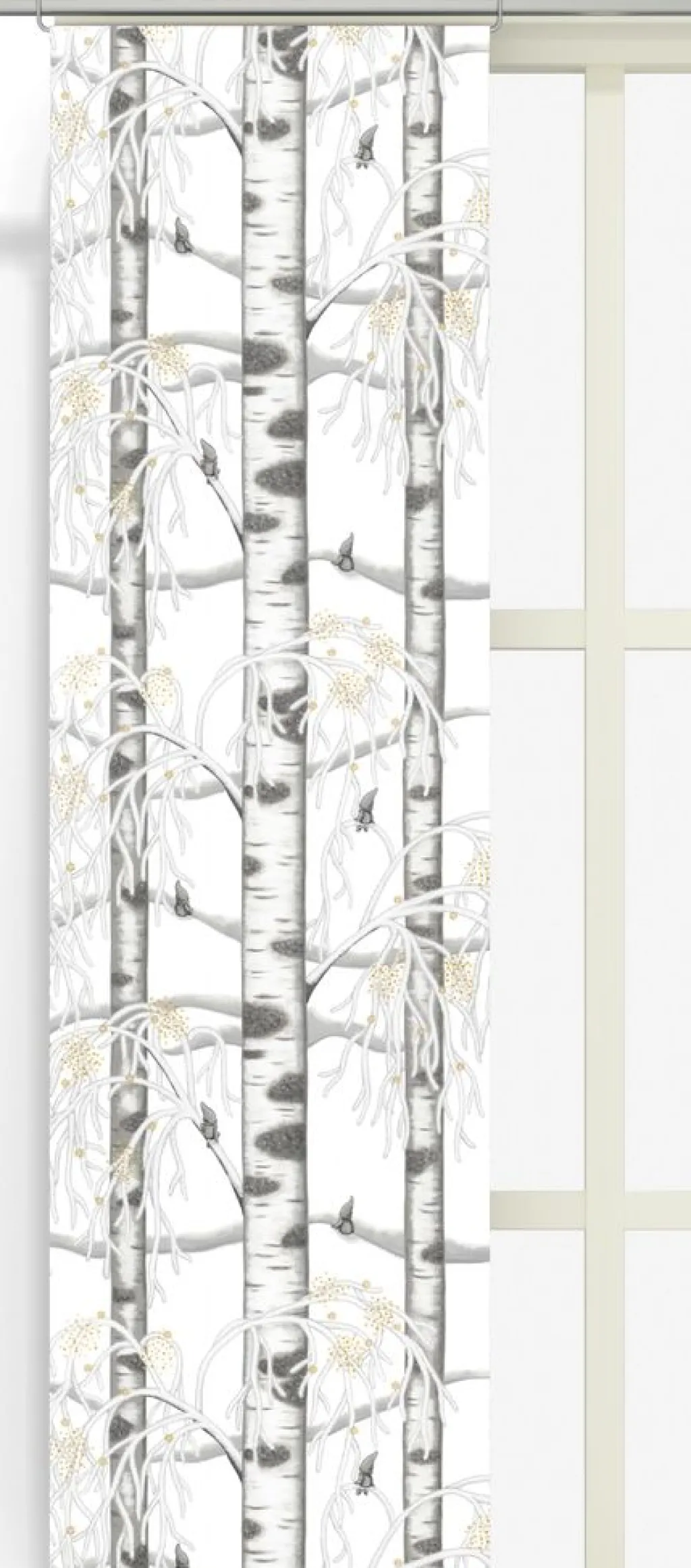 Arvidssons textil Julgardiner|Panelgardiner|Vinterskrud panelgardiner