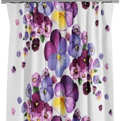 Arvidssons textil Gardiner Mönstrade|Viola lila gardiner