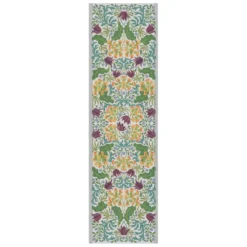 Ekelund Bordslöpare|Ekelund Löpare|Vårblommor löpare 35X120 - s Linneväveri