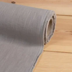 Nordisk Textil Gardintyger Enfärgade|Linnetyger|Washed lin/bomull grå tyg