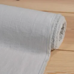 Nordisk Textil Gardintyger Enfärgade|Linnetyger|Washed lin/bomull ljusgrå tyg