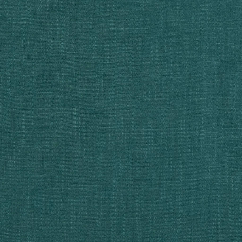 Nordisk Textil Gardintyger Enfärgade|Linnetyger|Washed lin/bomull petrol tyg