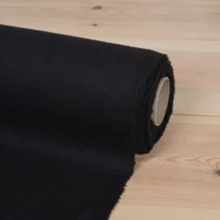 Nordisk Textil Gardintyger Enfärgade|Linnetyger|Washed lin/bomull svart tyg