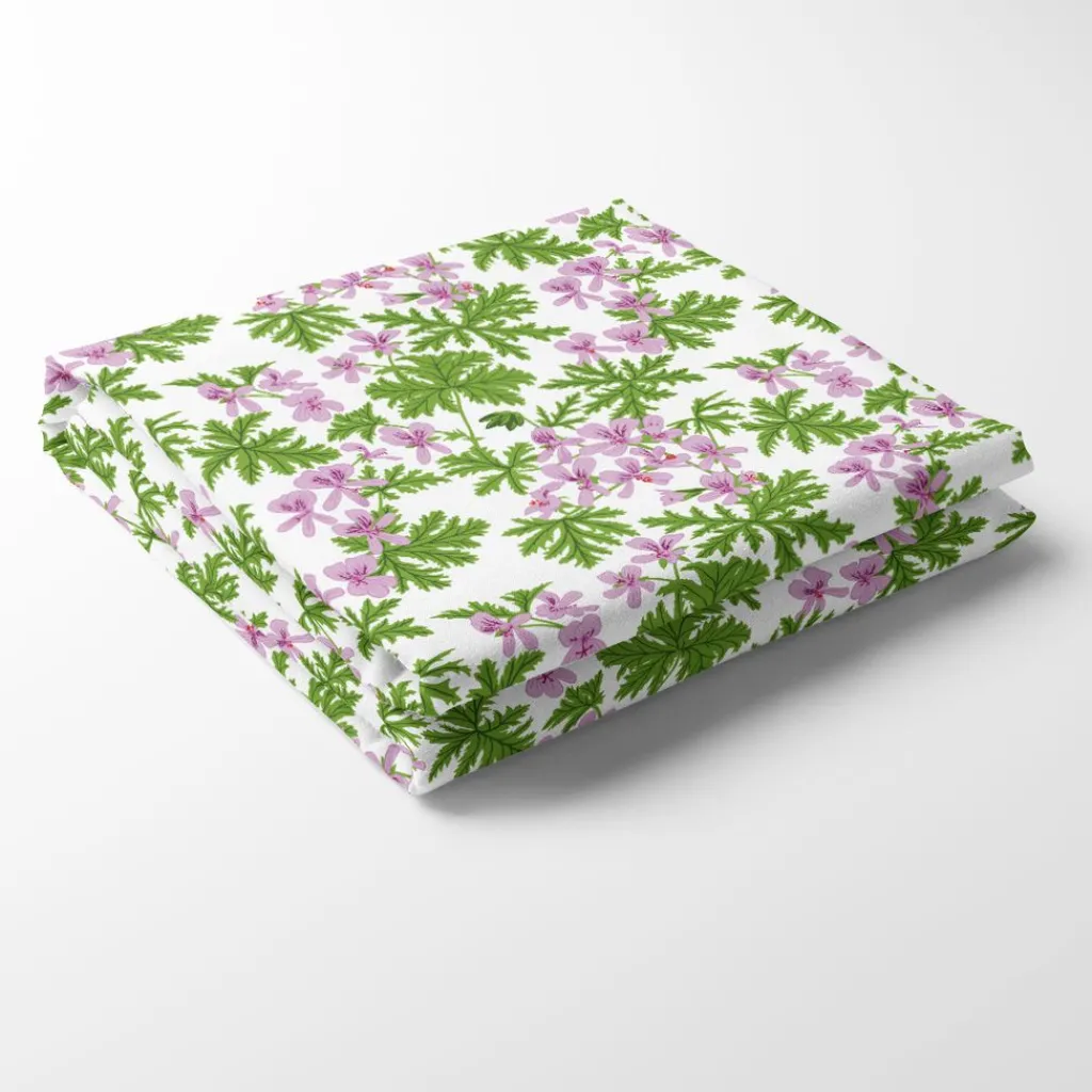 Arvidssons textil Bordsduk|Westerlunds Blomma lila-grön bordsduk