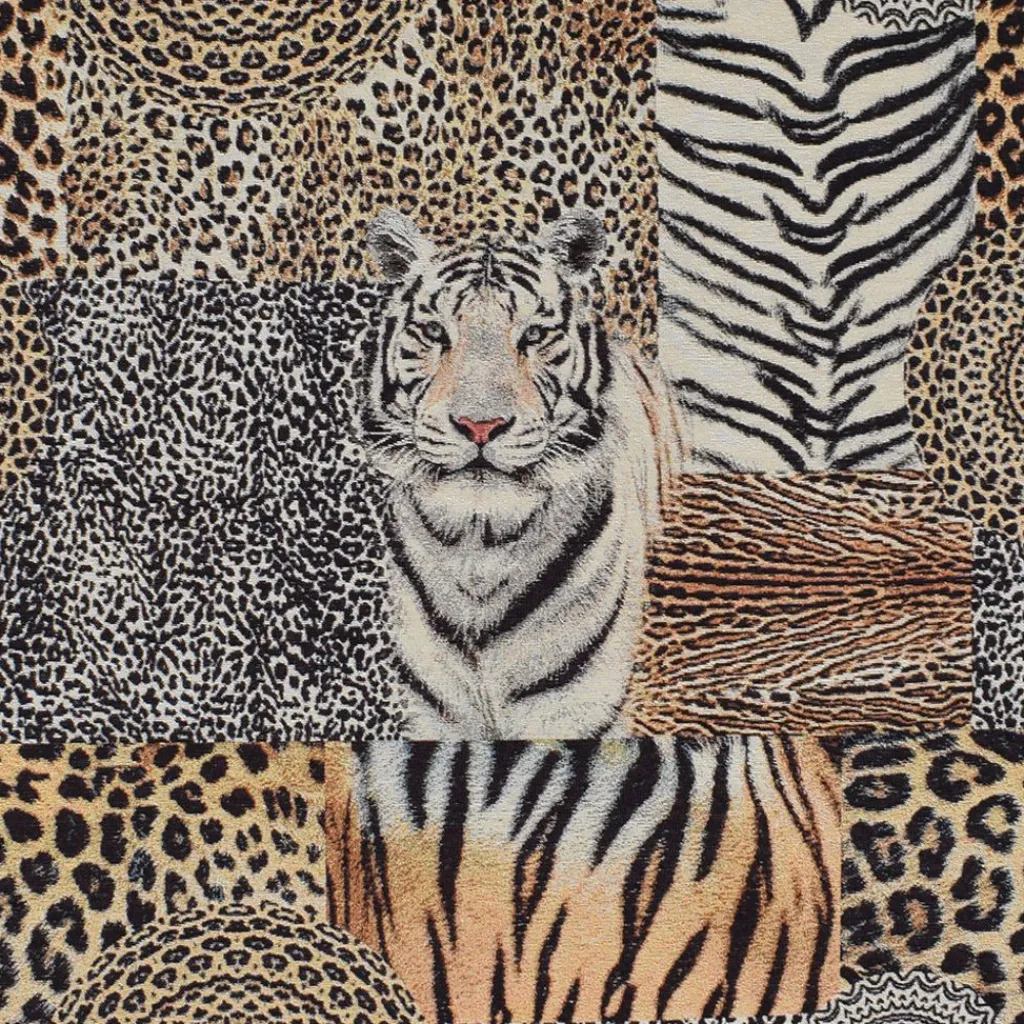 Nordisk Textil Mönstrade Möbeltyger|Wildlife Mandala möbeltyg