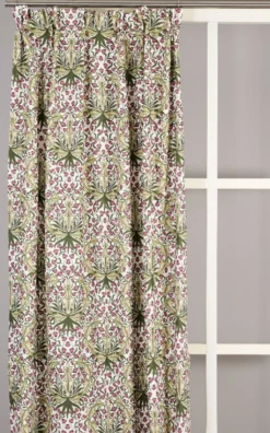Nordisk Textil Gardiner Mönstrade|Willow Bloom gardin – klassisk blommig gardin i Arts and Crafts-stil