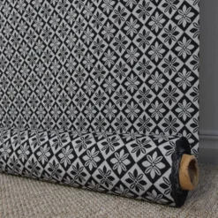 Bolster|Wilma svart bolstertyg