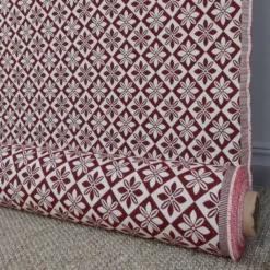 Bolster|Wilma vinröd bolstertyg
